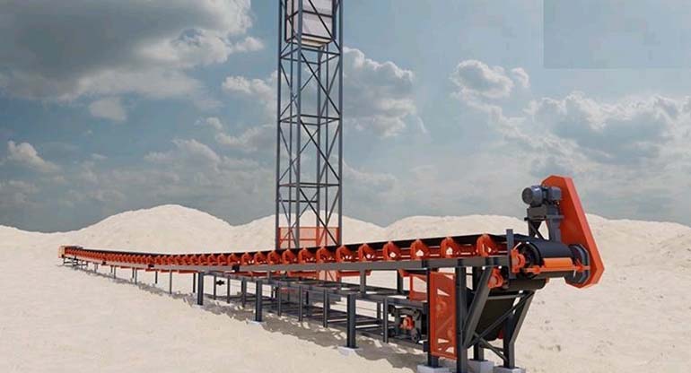 卡车卸料堆料机